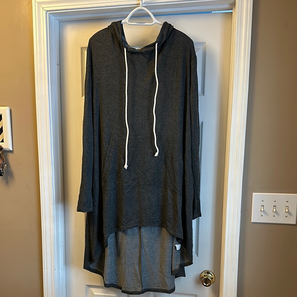 Blakeley Charcoal Knit Hoodie
